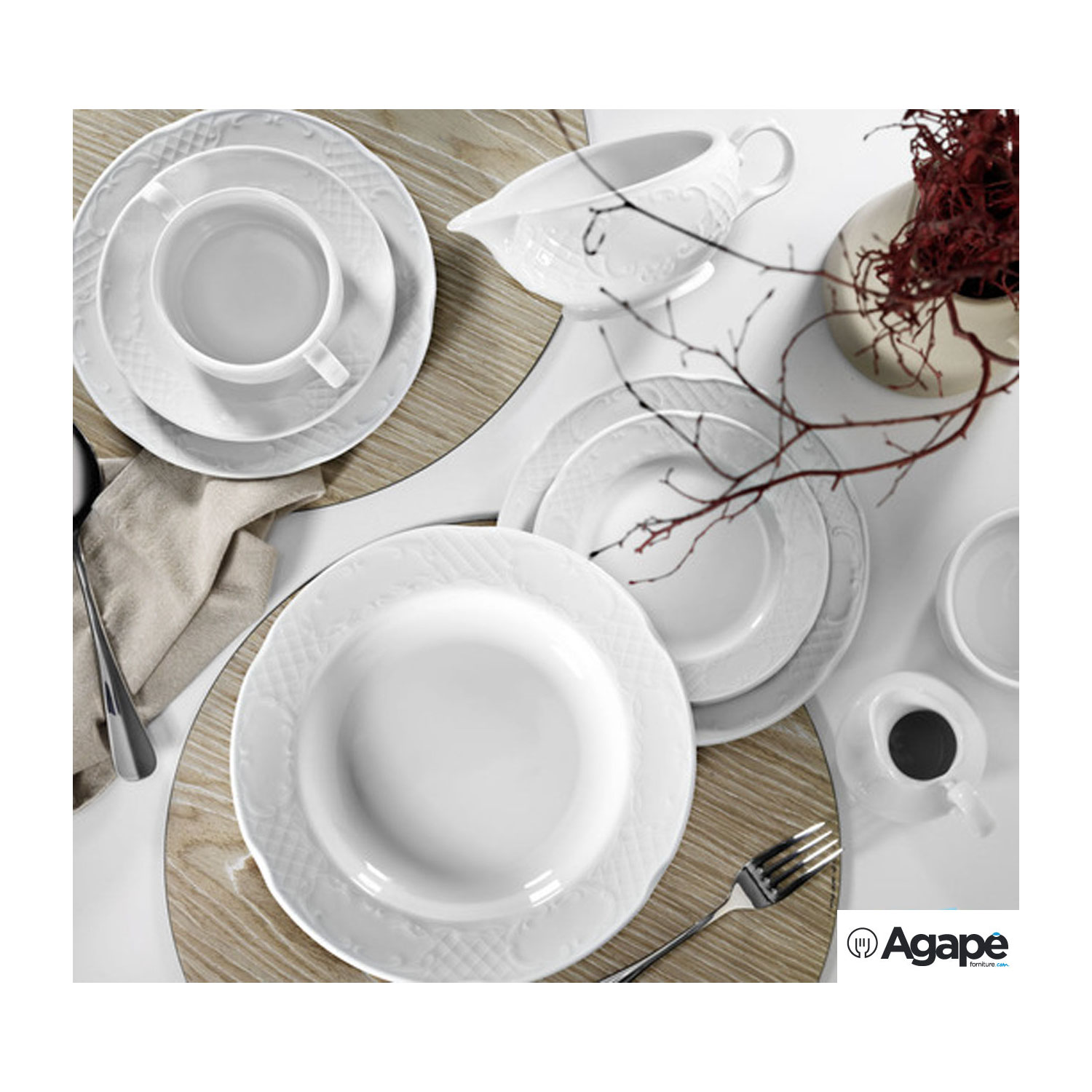 Blim Cilindro Piattino Per Vasi – Bianco, Diametro 30 Cm, Plastica Robusta, Atossica E Riciclabile, Per Interni/Esterni