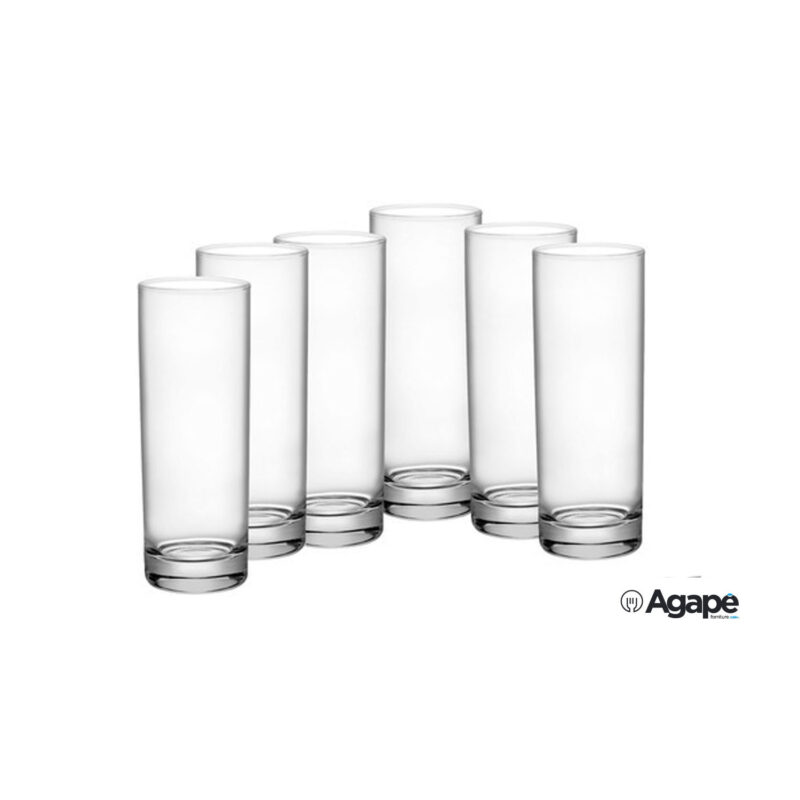 Cortina Trasp -Confezione 3 Bicchiere Whisky Cl 21,5