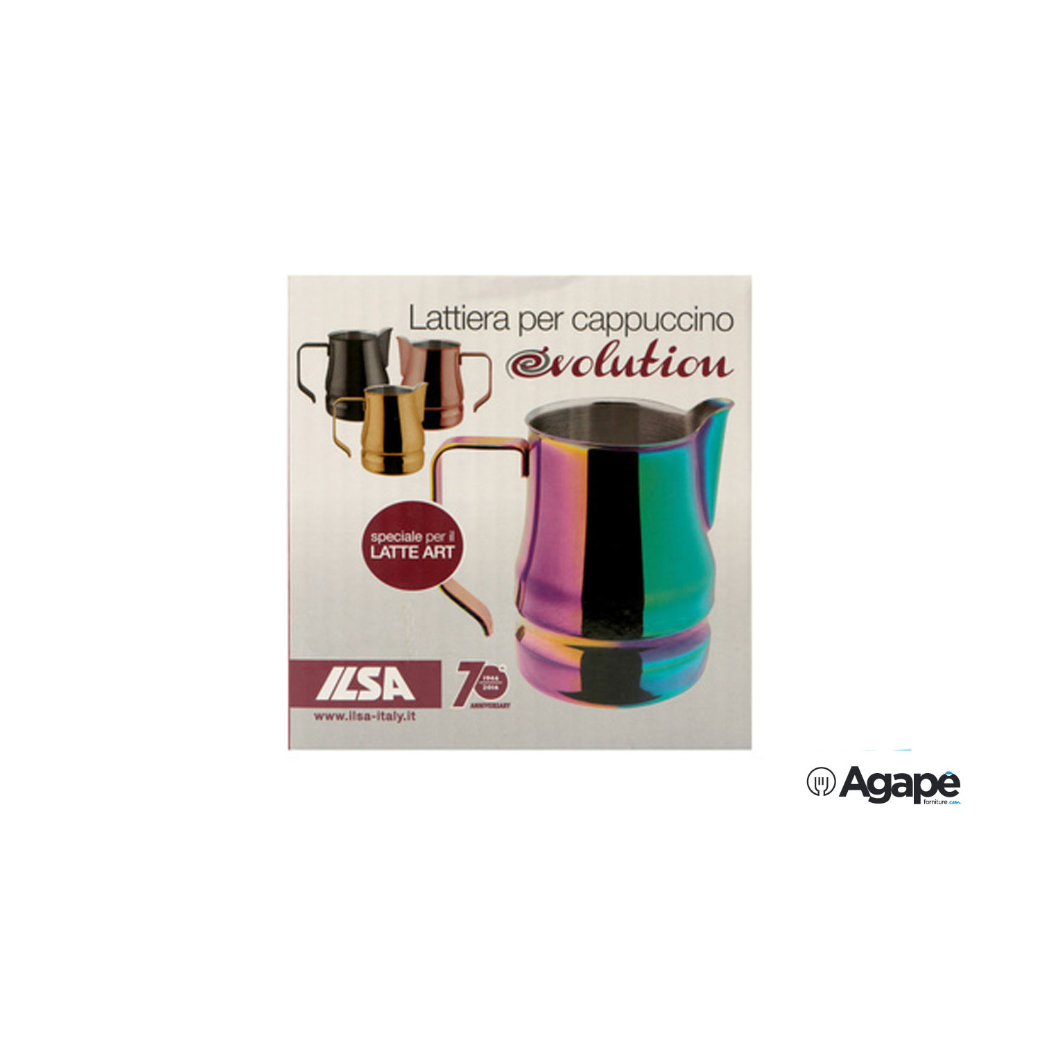 Easy Lattiera Inox Tazze 3 Cl.30 4004-3 - Agapè Forniture