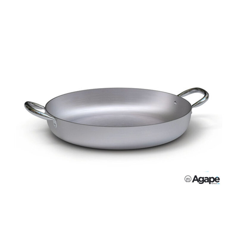 Induzione 5Mm Alluminio-Tegame 2 Manici Cm.28H6,5 6808-28
