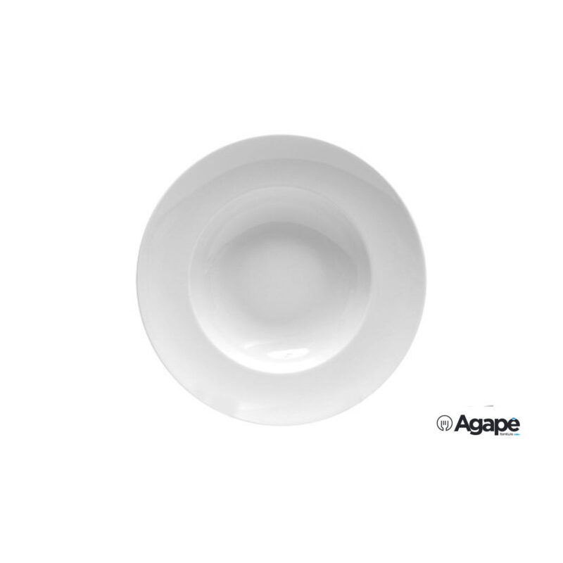 Kaszub Hel -Piatto Porcellana Bianco Pasta Bowl Cm.24 222