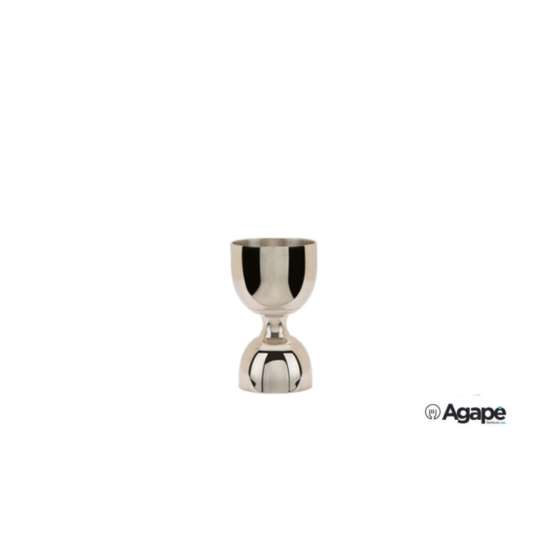 Mixing - Misurino Jigger Silver H.9 Diametro 4,5/5 Cono Piccolo Ml.10/20/25/30 Cono Grande Ml.45/60