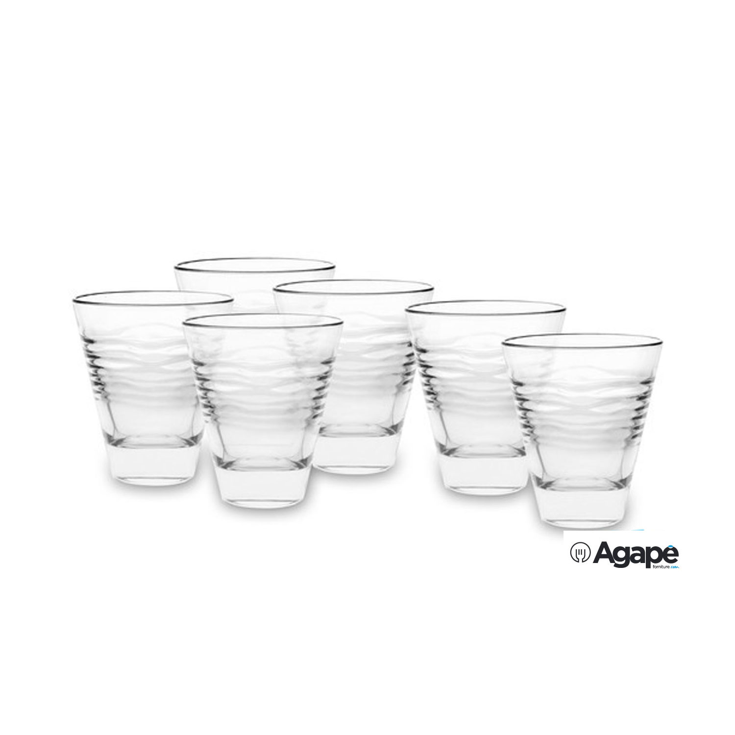 Bicchiere Alto Acqua Pulsar Trasparente | Bormioli Rocco 30,5 Cl | Vetro Senza Piombo, Lavastoviglie