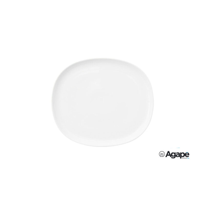 Ora White - Piatto Piano Cm 28,5X25 88110Sq