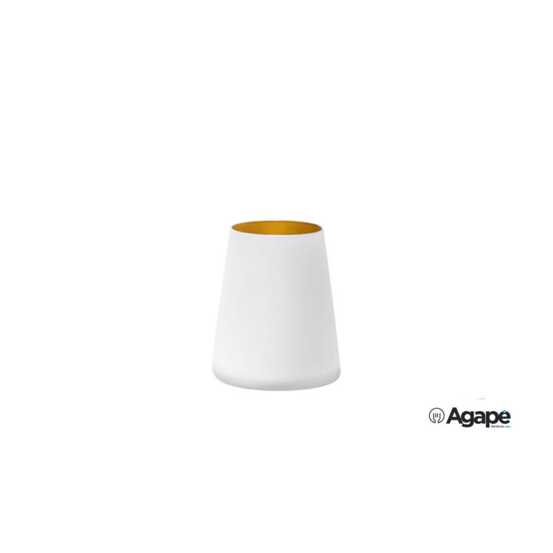 Power Bianco-Oro- Bicchiere Acqua Cl.38 1590012-86