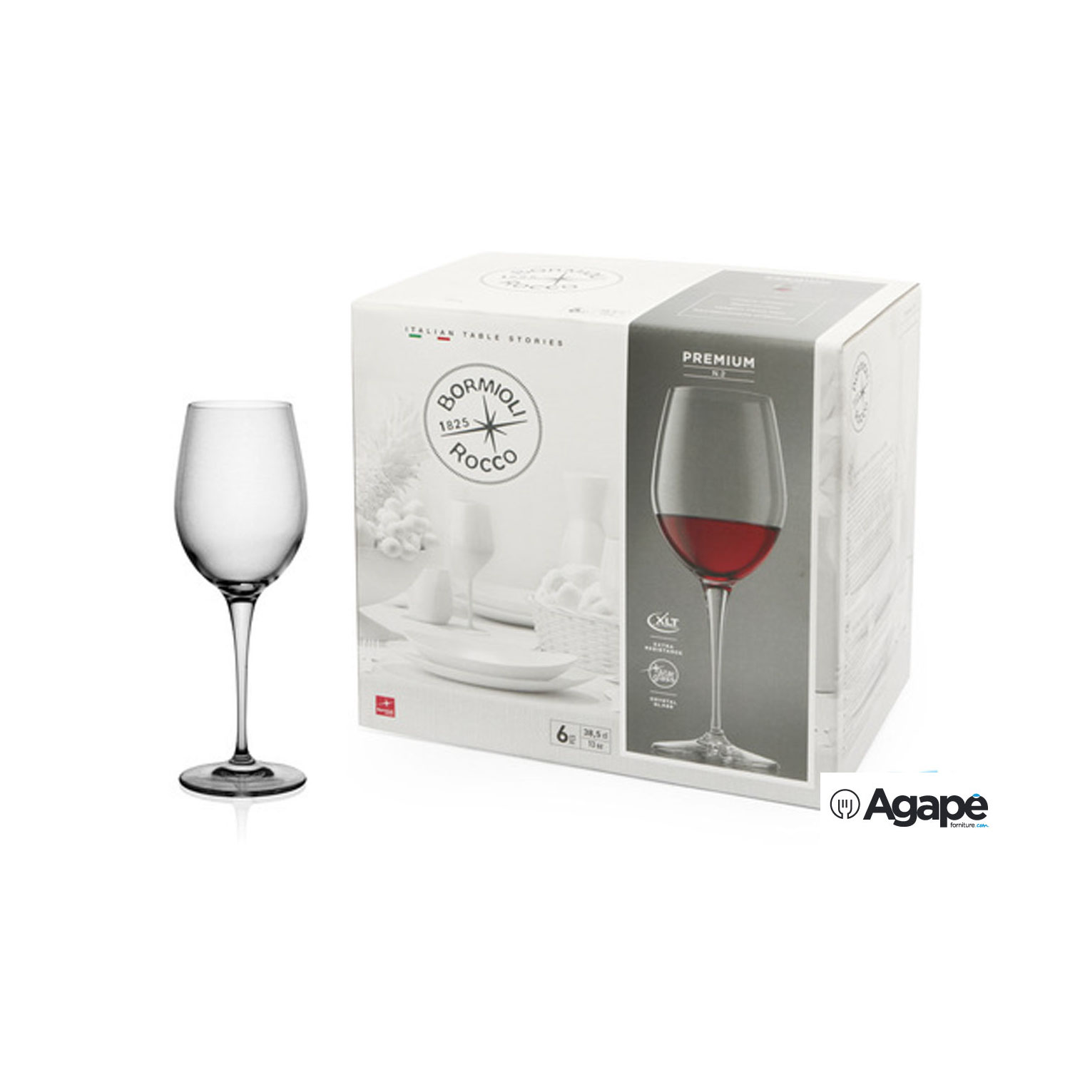Borgonovo Confezione 6 Calice Margarita 27cl S06-36