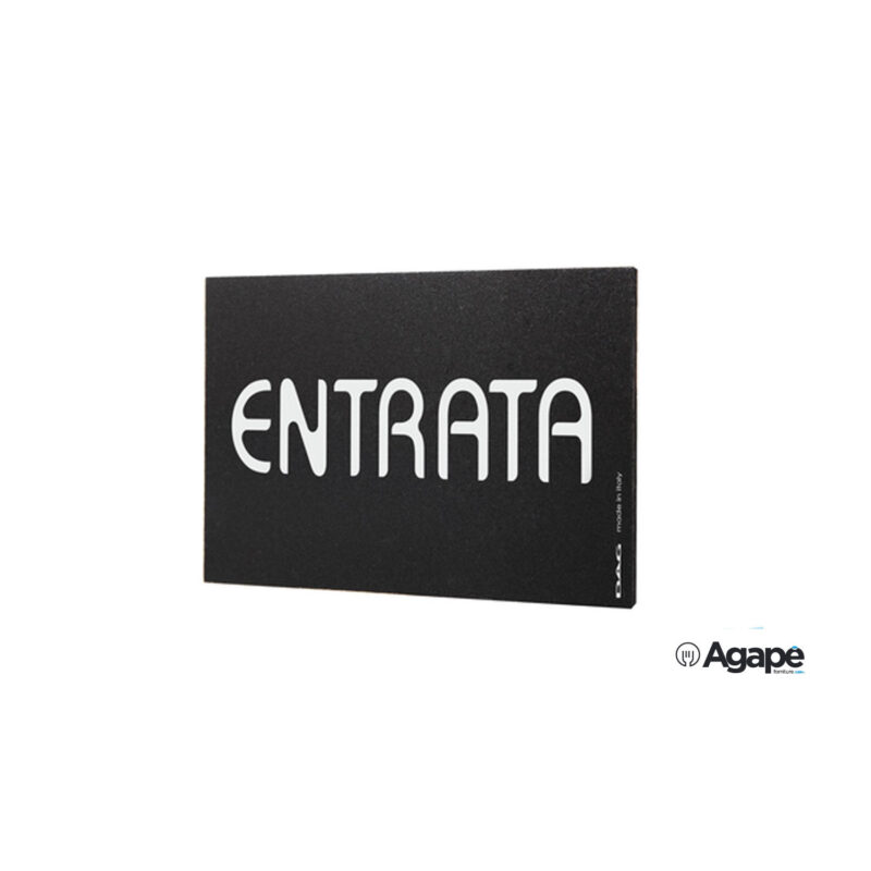 Segnaletica Entrata Cm 8X15 Da Parete Seen01