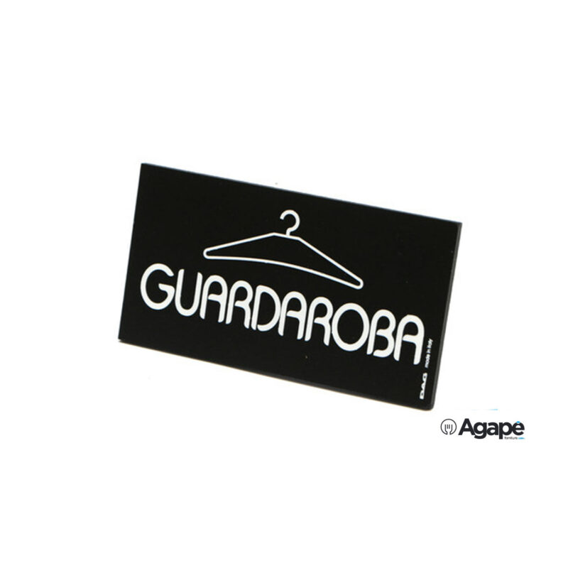 Segnaletica Guardaroba Cm 8X15