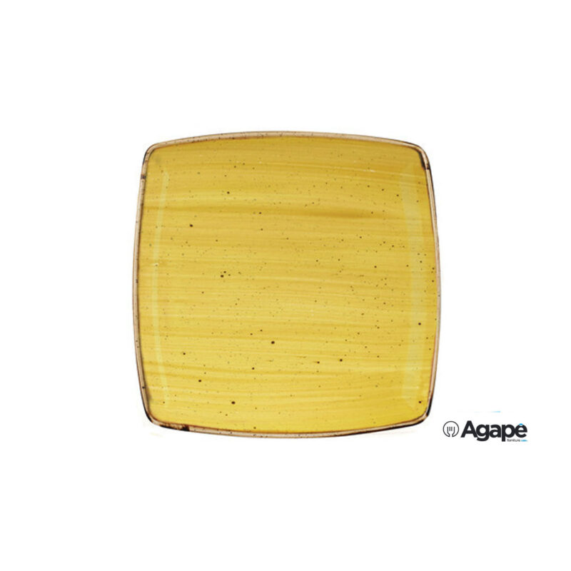 Stonecast Giallo-Piatto Piano Quadro Cm 26,8 Smssds101
