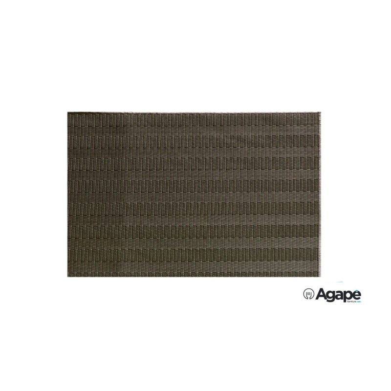 Tao-Tovaglietta Marrone Cm.45X33 70Percento Pvc, 30Percento Poliestere 60505