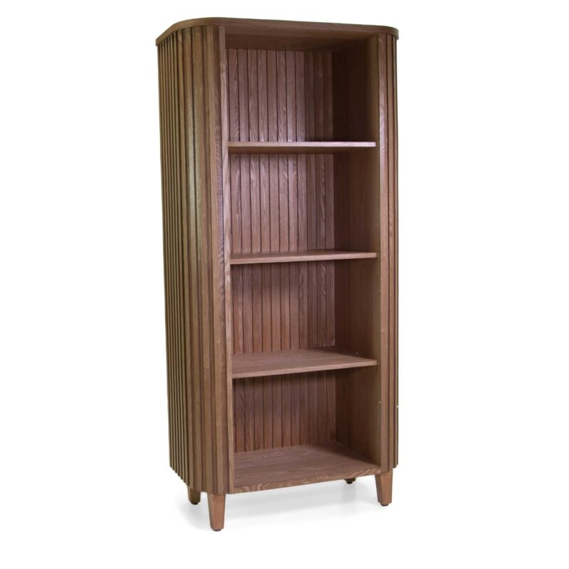 Mobile libreria legno Prana 4 ripiani cm90x40h185