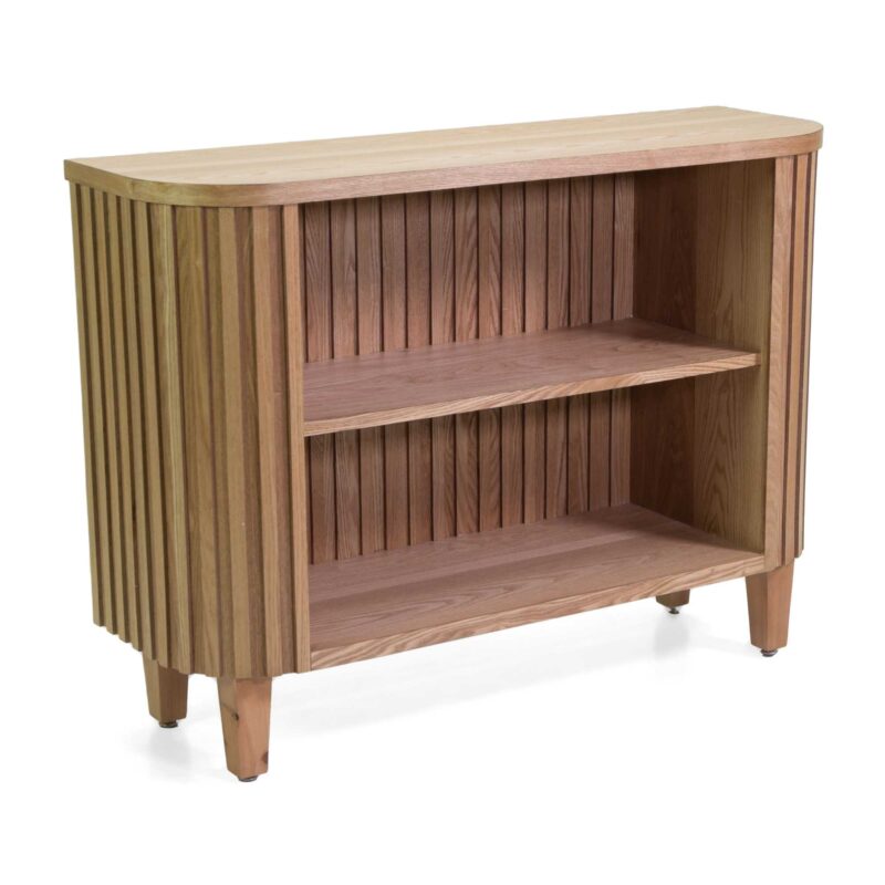 Mobile legno Prana 2 ripiani cm110x35h80