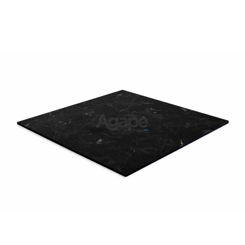 Top tavolo hpl marmo scuro tahiti 79x79cm