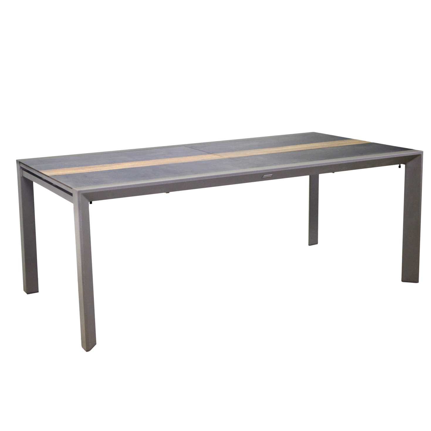 606008 Tavolo alluminio allungabile Riverside tortora hpl cm200/300,5x104h76 - immagine 1