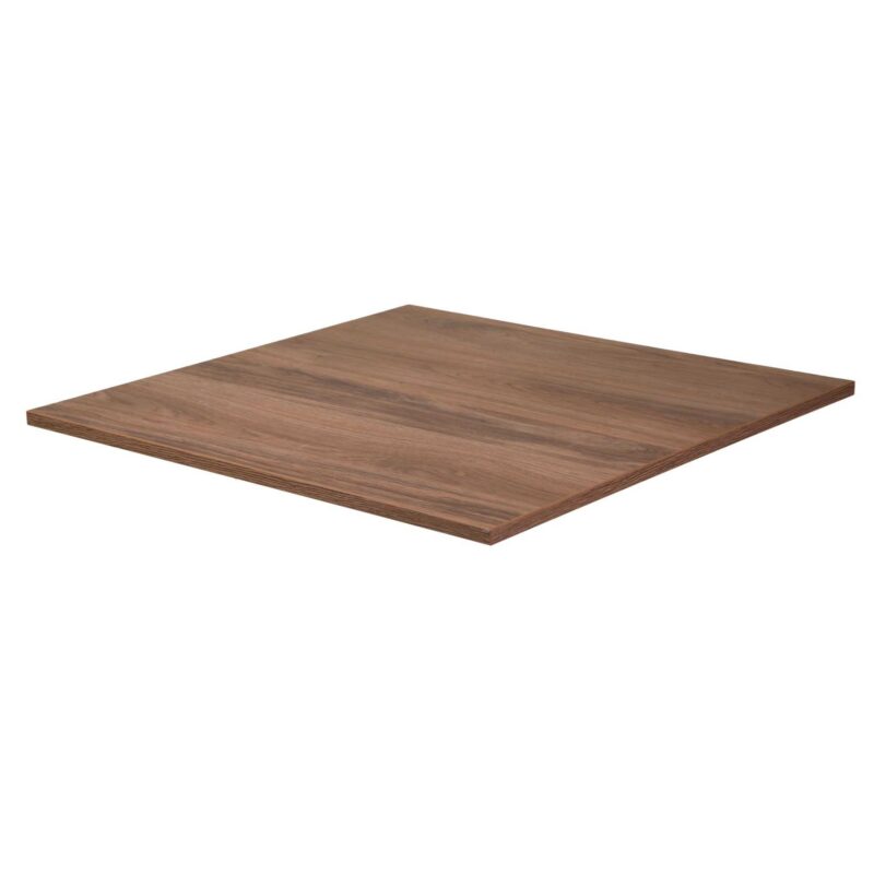 Top tavolo nobilitato rovere quadro cm80x1,8x80