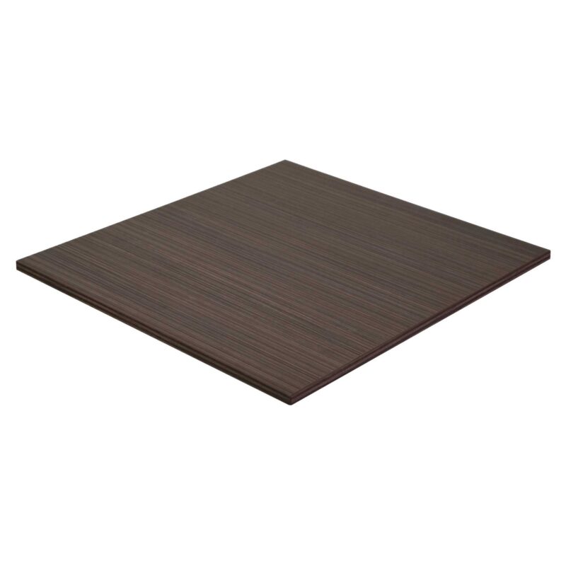 Top tavolo nobilitato noce moderno quadro cm80x1,8x80