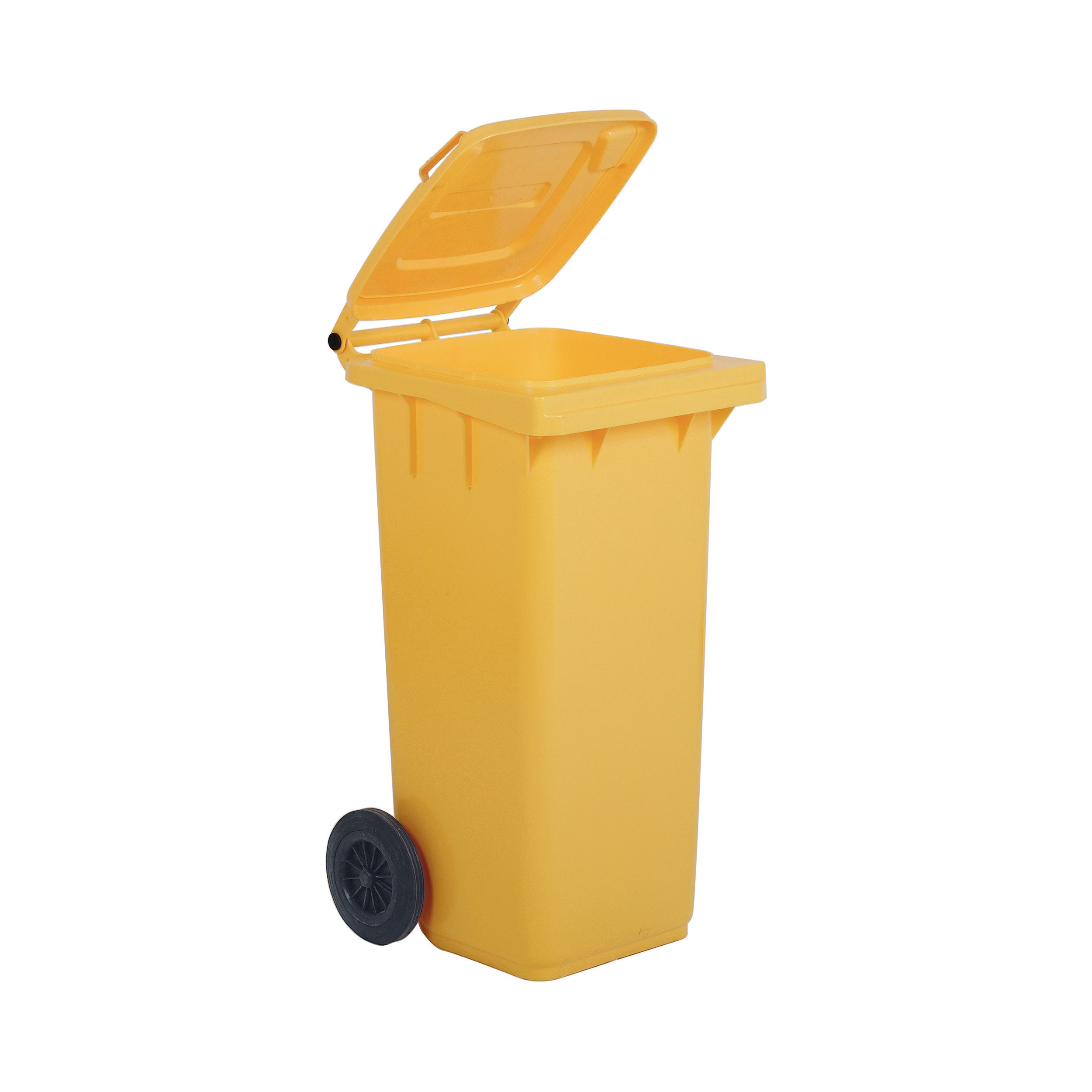 AV4678_pattumiera_in_polietilene_polyethylene_waste_bin_ForcarMultiservice Pattumiera Polietilene Ruote - Giallo - FORCAR MULTISERVICE - immagine 1