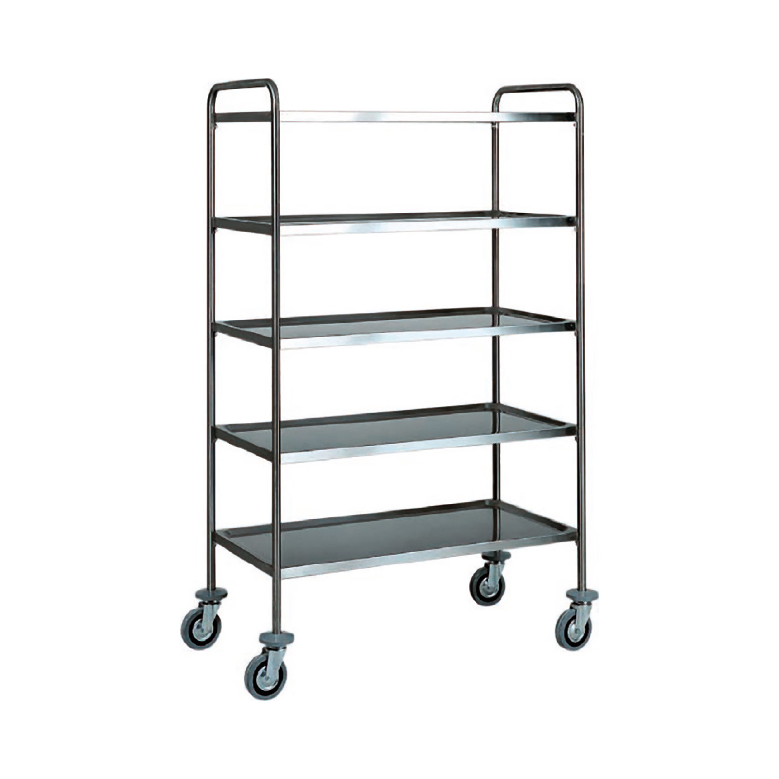 Carrello Inox - 5 Piani Stampati - FORCAR MULTISERVICE - immagine 1