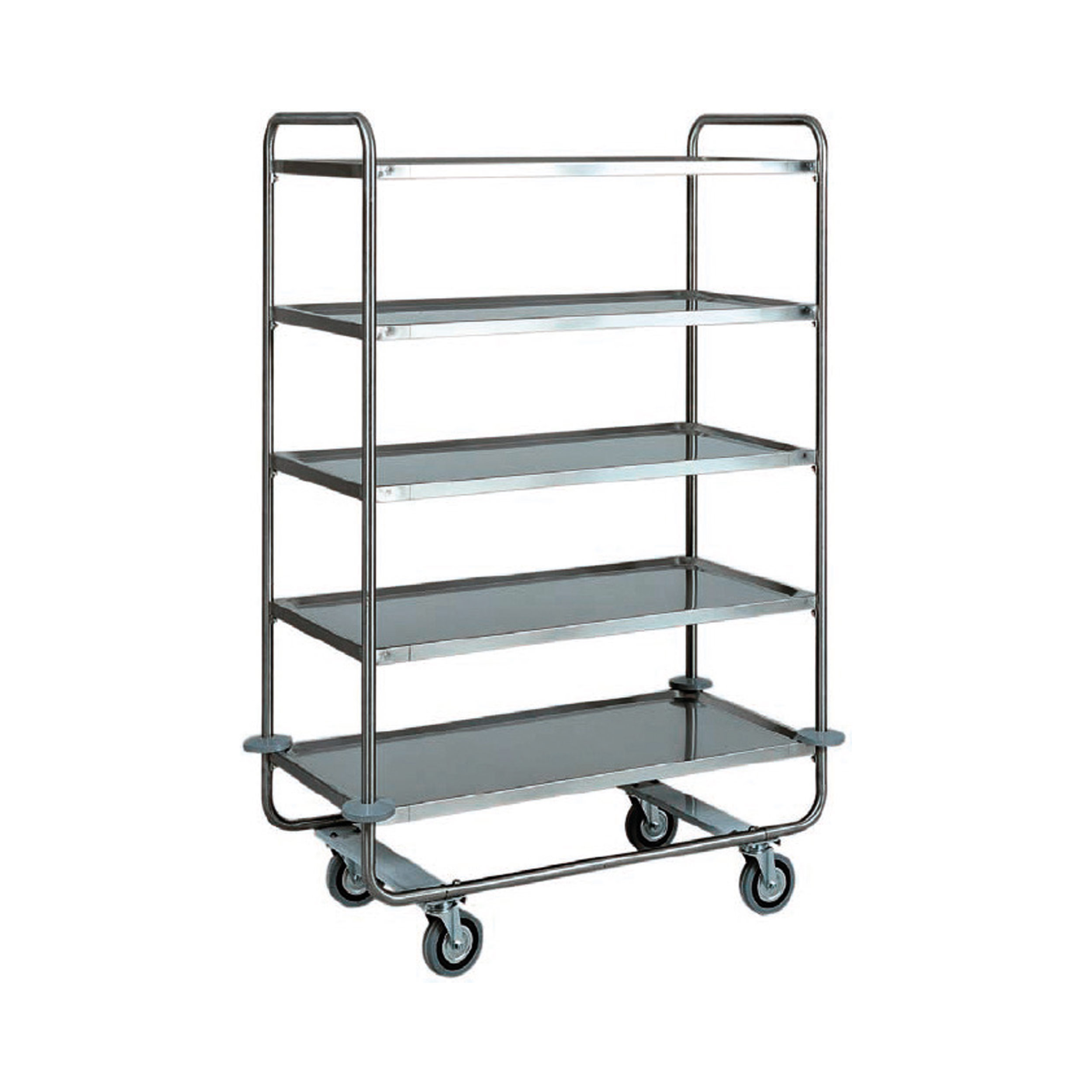 Carrello Inox Trasporto Pesante - 5 Piani - FORCAR MULTISERVICE - immagine 1