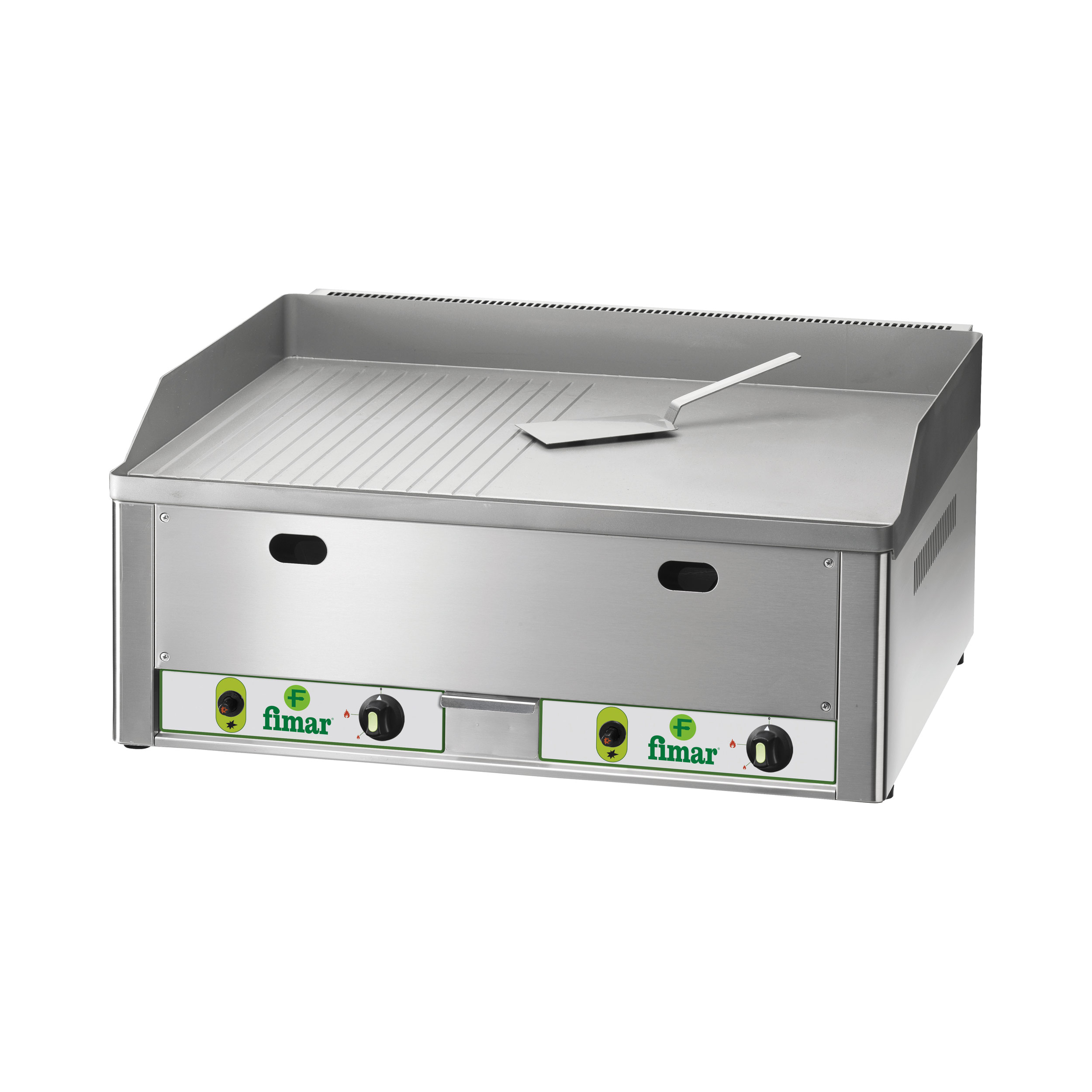 FRY2LRM_Frytop_Fimar Fry Top Doppio Liscio-Rigato Metano/Gpl - FIMAR - immagine 1