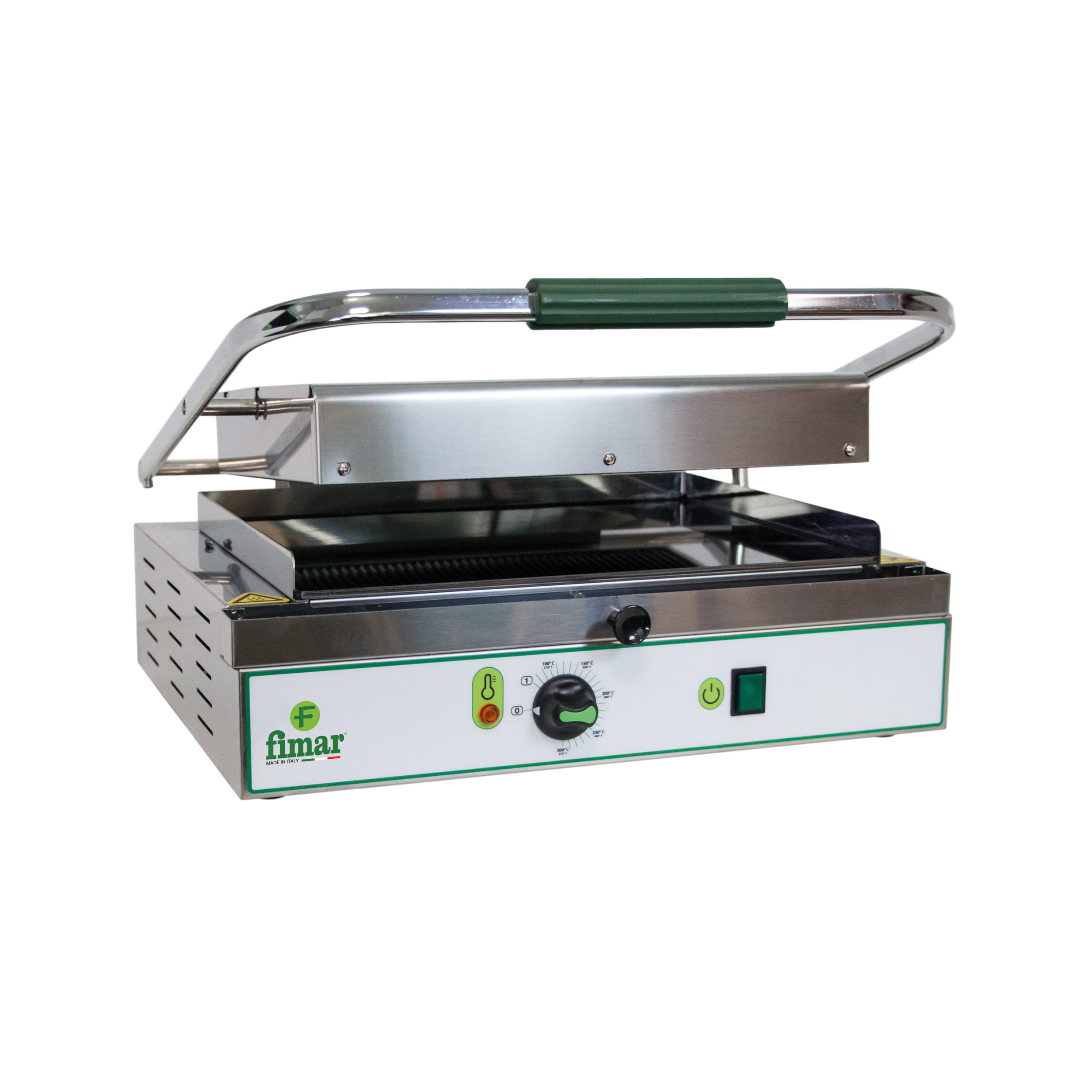PV40LR_piastra_vetroceramica_pyoceram_grill_Fimar Piastra Vetroceramica Pv40Lr Rigata - 1Ph - FIMAR - immagine 1