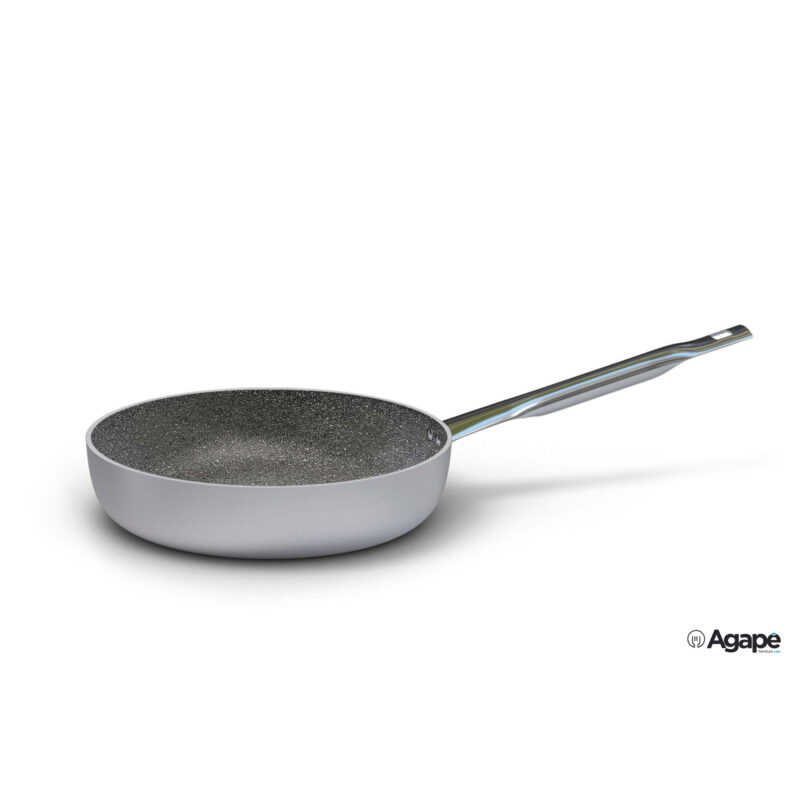 Linea 6900 - Padella Dritta A Friggere 1 Manico Per Induzione Cm. 28 6904.28