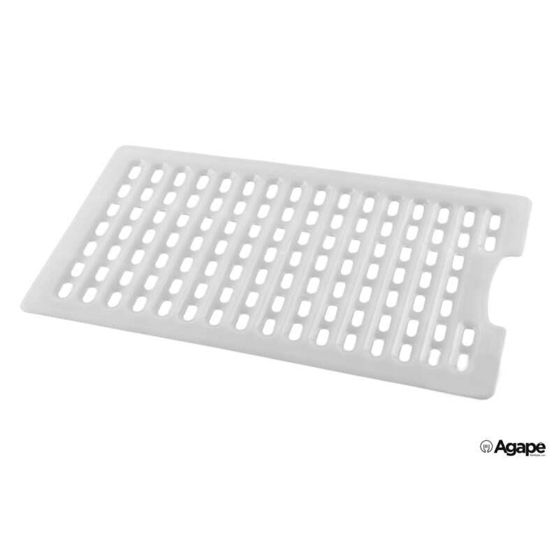 Araven-Falso Fondo Forato Mm 370X215Xh.10 Bianco Per Vaschetta Lt.5 Ref.Araven 01131 (Cod.Toninelli 9311) Adatto Per Scongelare I Prodotti .