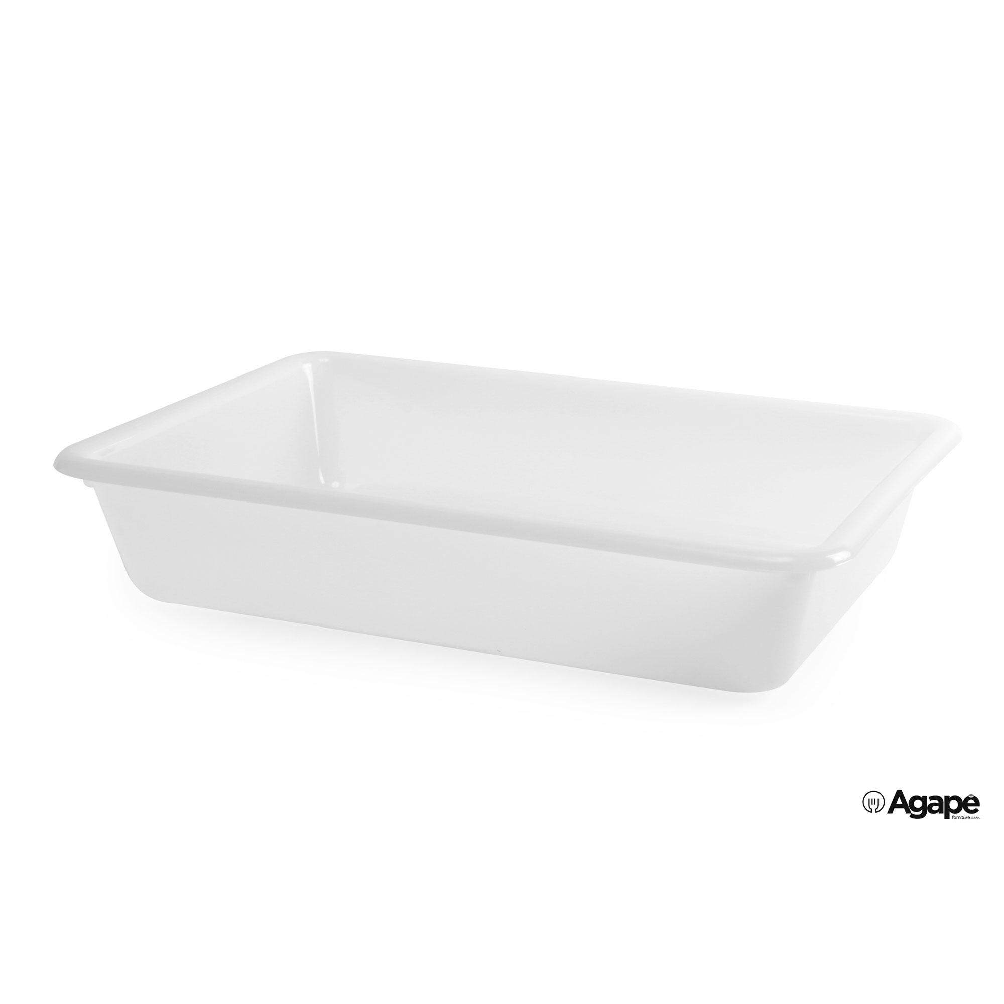 ARAVEN-VASCHETTA-BIANCA-345X235X75-LT.3-01130_9577_IGBG Araven-Vaschetta Bianca 345X235X75 Lt.3 01130 - immagine 1