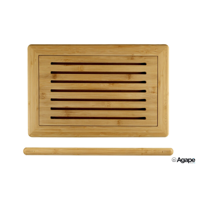 Bamboo-tagliere Pane Rettangolare Cm 42x28xh.2