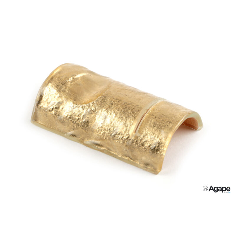 Bridge- Poggiaposate Oro Foglia Cm 9,5X5,5