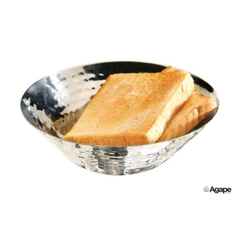 Cestino  Pane-Futta Inox Cm 20Xh5,5 30277