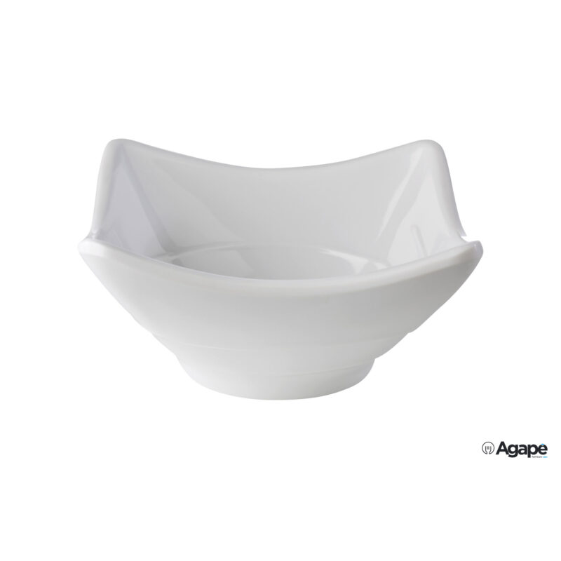Mini-Coppetta Finger Melamina Bianco Cm.8X8Xh.4 84458
