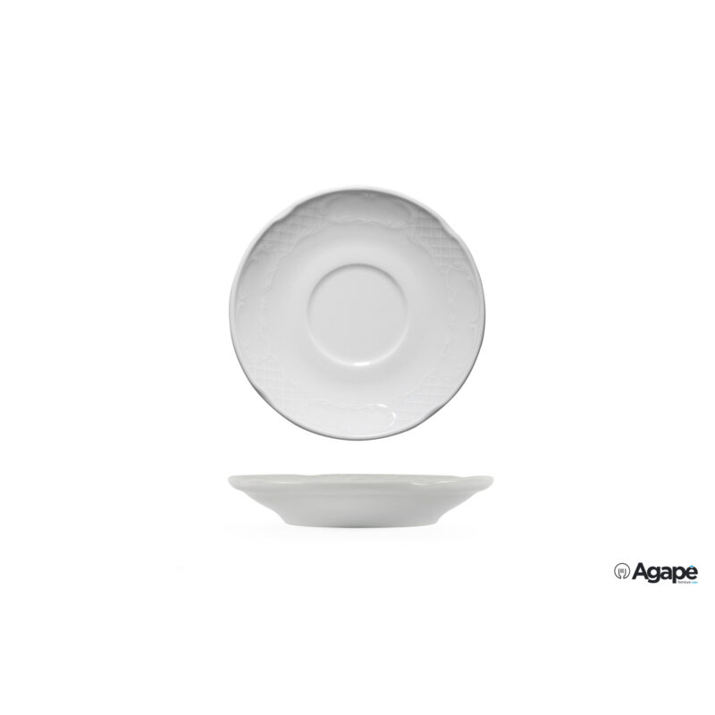 Classico Bianco-Piattino Tazza Caffe Cl01Kt00