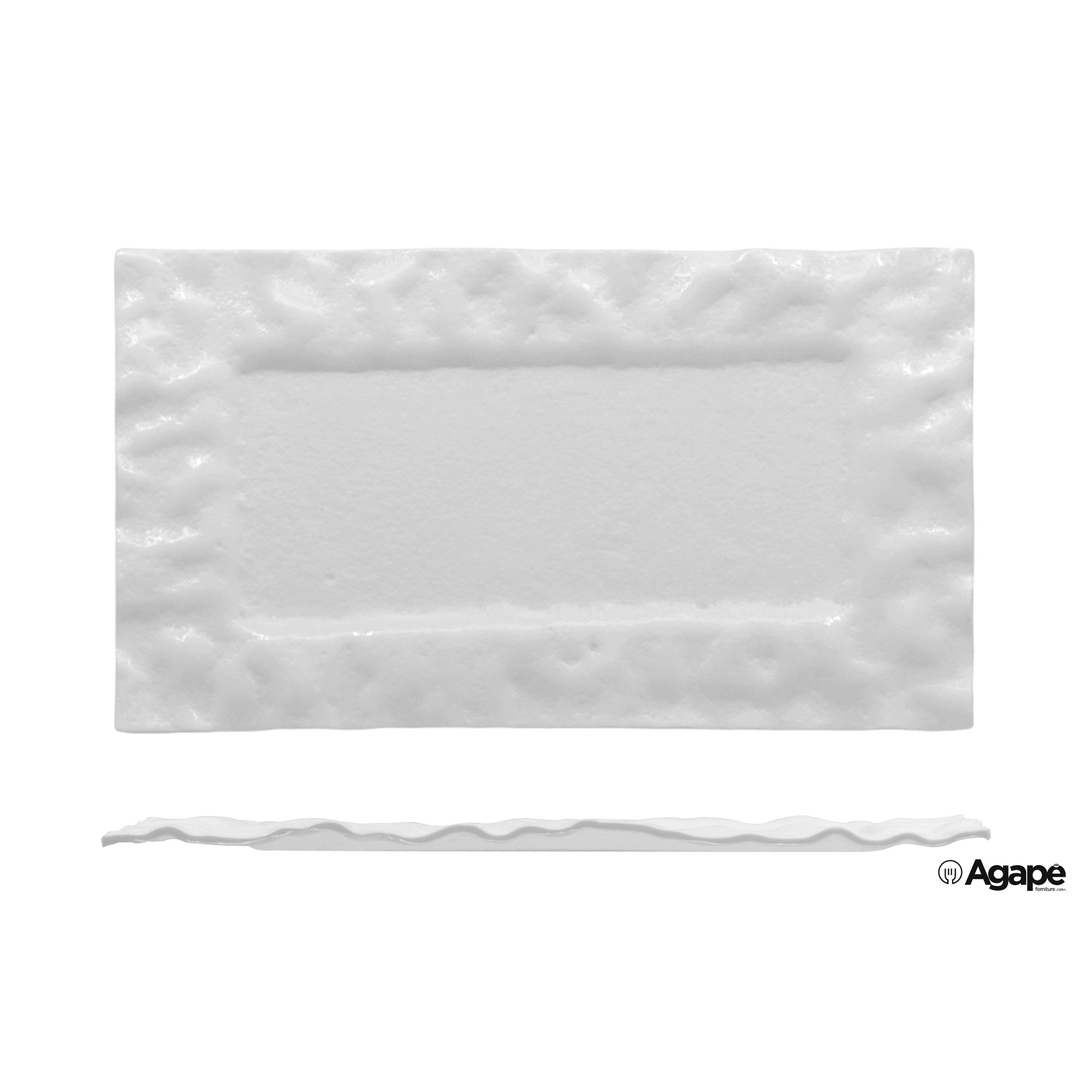 CLOUD-PIATTO-RETT.-CM-35X21-BIANCO-LUCIDO_22997_TBVG Cloud - Piatto Rett. Cm 35X21 Bianco Lucido - immagine 1