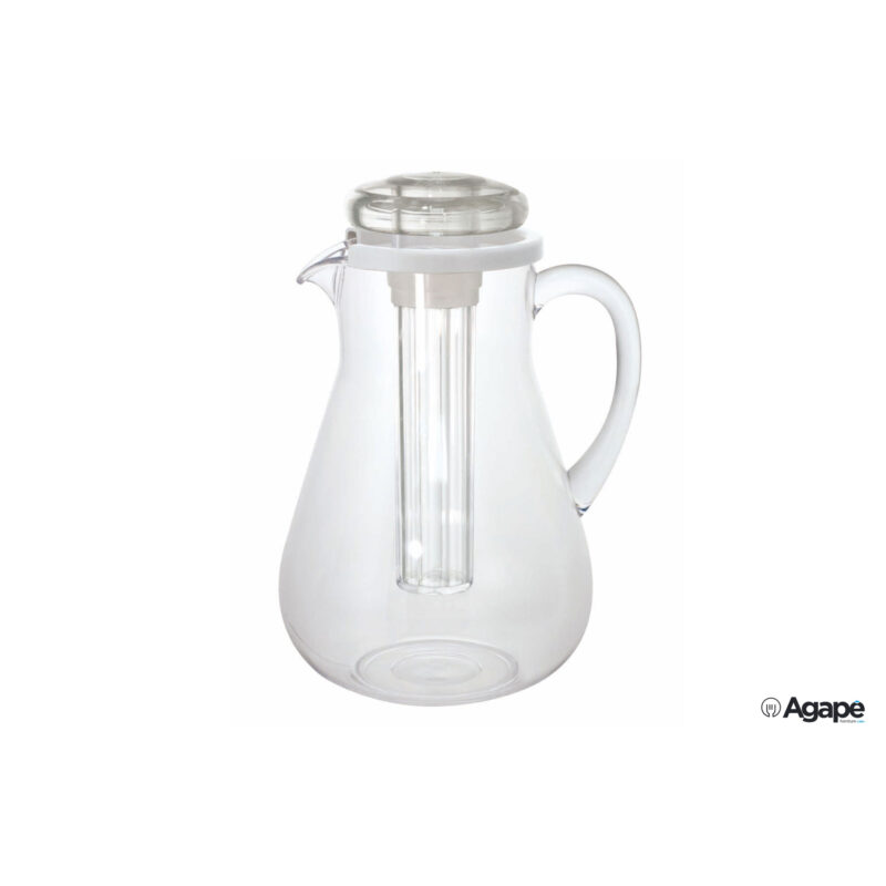 Crystal-Caraffa C.Coperchio E Refrigeneratore Lt.3 2504