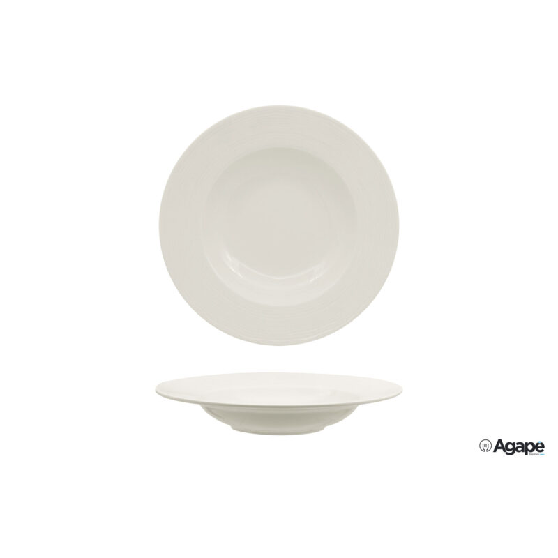 Eclipse-Piatto Pasta Cm 30 A Falda- Allumina