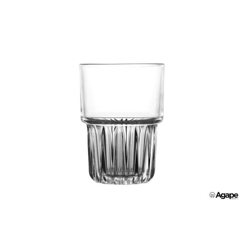 Everest-Confezione 12 Bicchieri Beverage Cl.35,5 In Vetro Temperato Impilabile