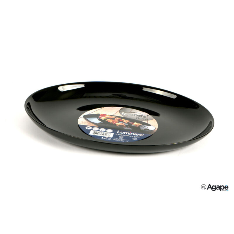 Evolut. Black-Piatto Ovale Bbq 33X25 M0065-N6577