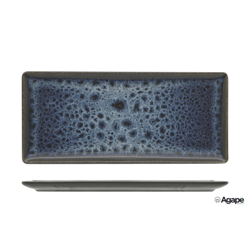 Galaxia-Piatto Rettangolare Cm 29X13 San Marino In Stoneware