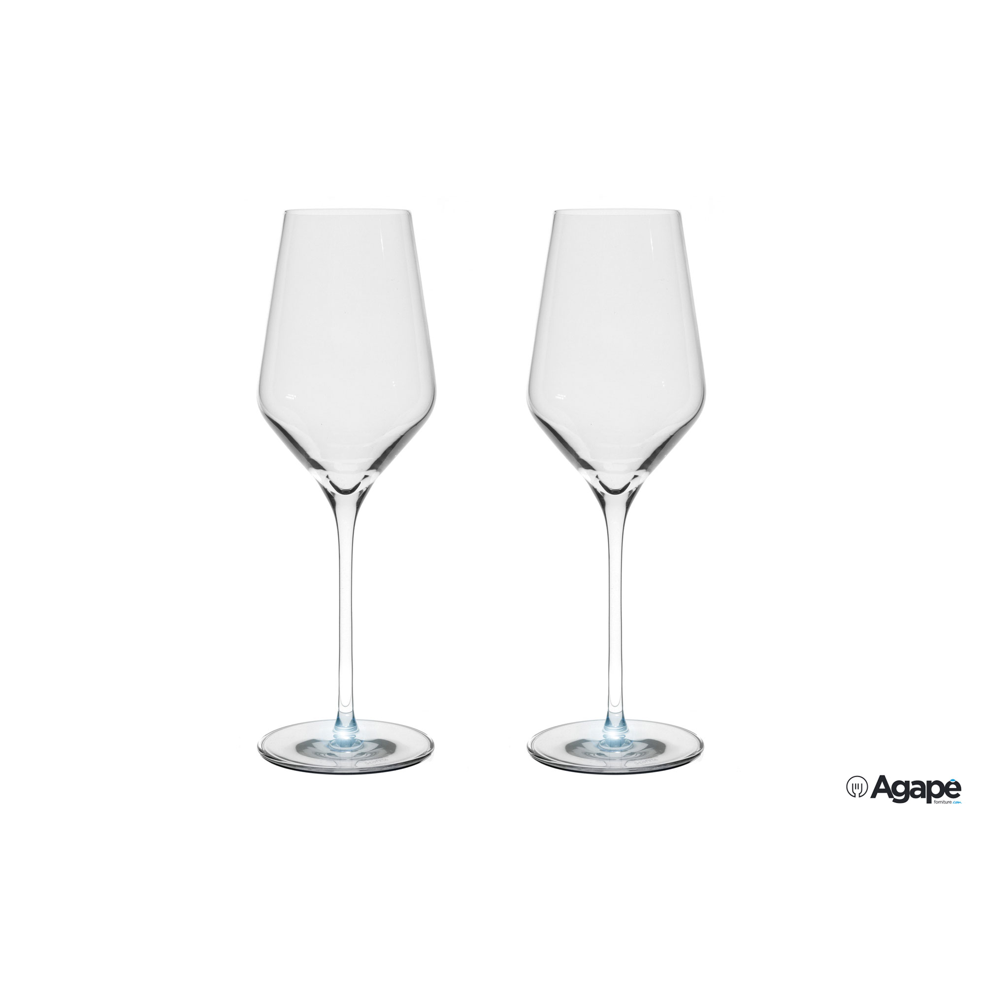 HIGHLIGHT-CF-2-CAL-VINI-BIANC-CL40-5-2310003HL002_72310003_TNHG Highlight - Confezione 2 Calici Vini Bianchi Quatrophil Cl.40,5 Con Luce Bianca 2310003Hl002 - immagine 1