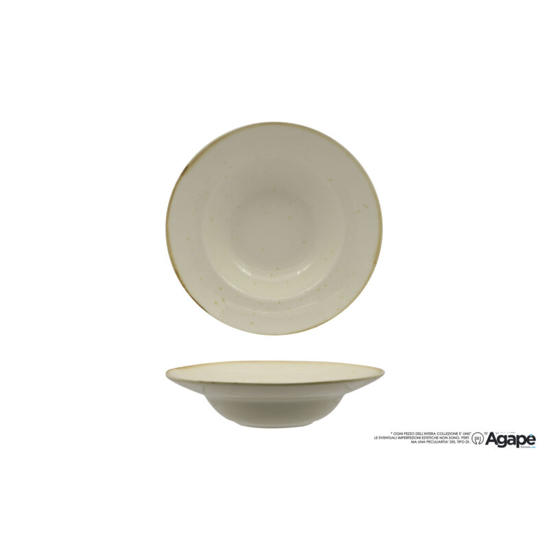 Java Barley Cream - Pasta Bowl Cm 25 Interno Cm 16 01020Bc