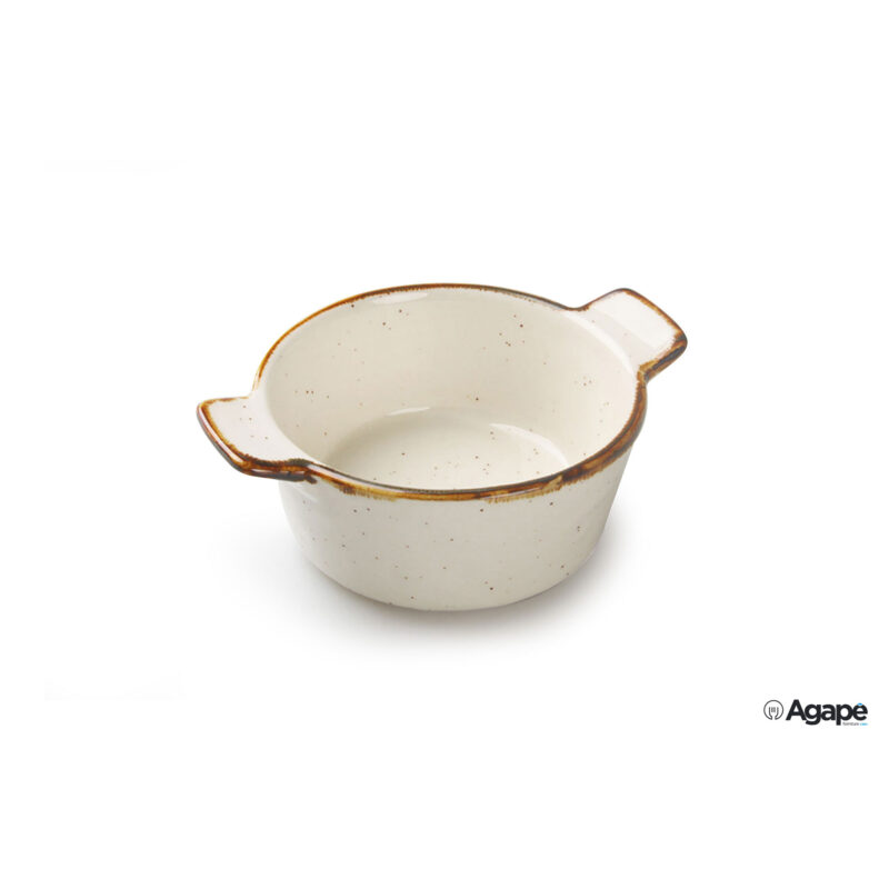 Justcolor Sesame Crema-Mini Cass.Tonda Alta Cm.13 H.5,1 6679M-C356-5.25