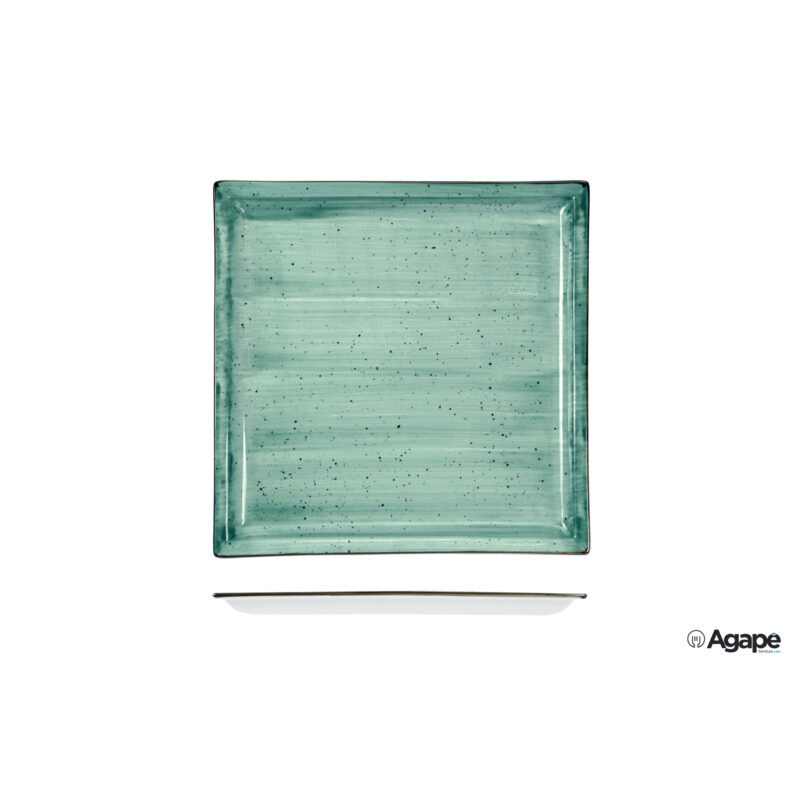 Justcolor Green-Piatto Rettangolare Cm.22X22 Hp8164-1096K2