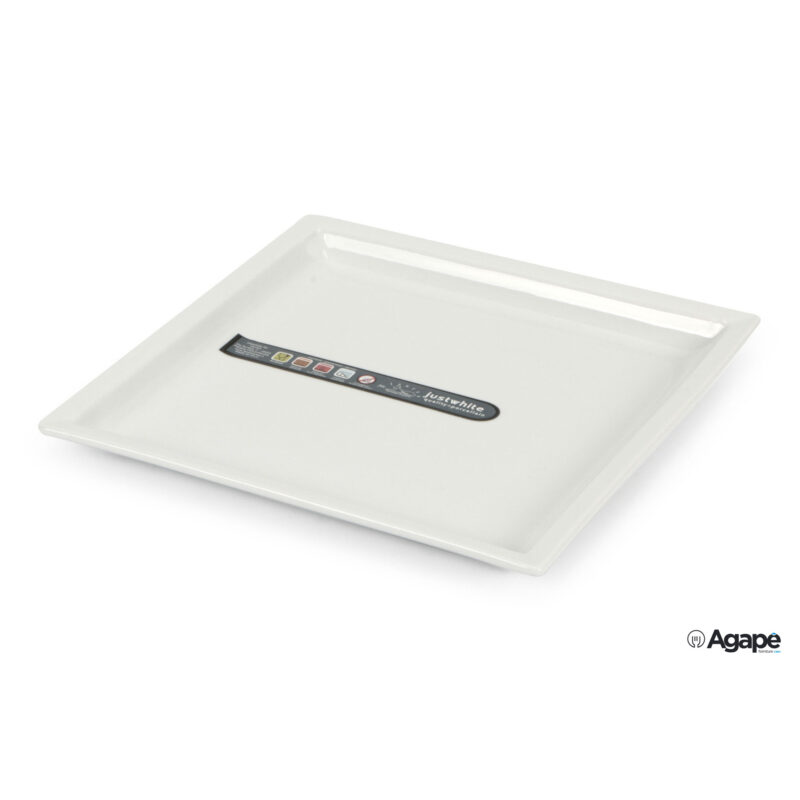 Justwhite-Piatto Quadro Cm.22 Hp8164