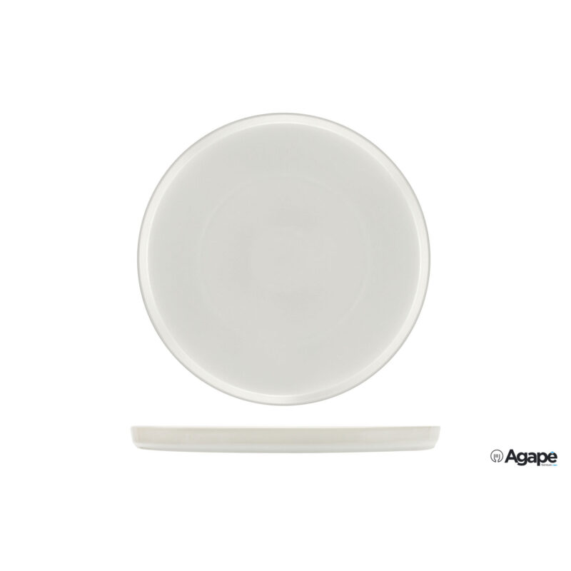 Justwhite-Piatto Tondo Bordo Alto Cm.28,5 Hhp11199