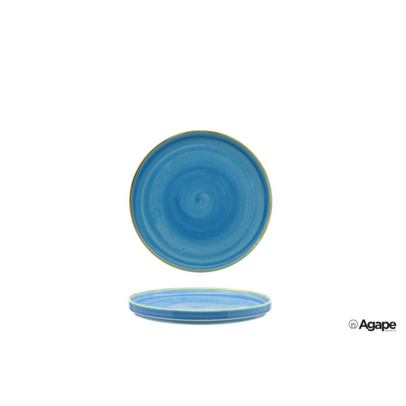 Kaden Aqua Blu-Piatto Piano Impilabile Cm20 50840N1Ab