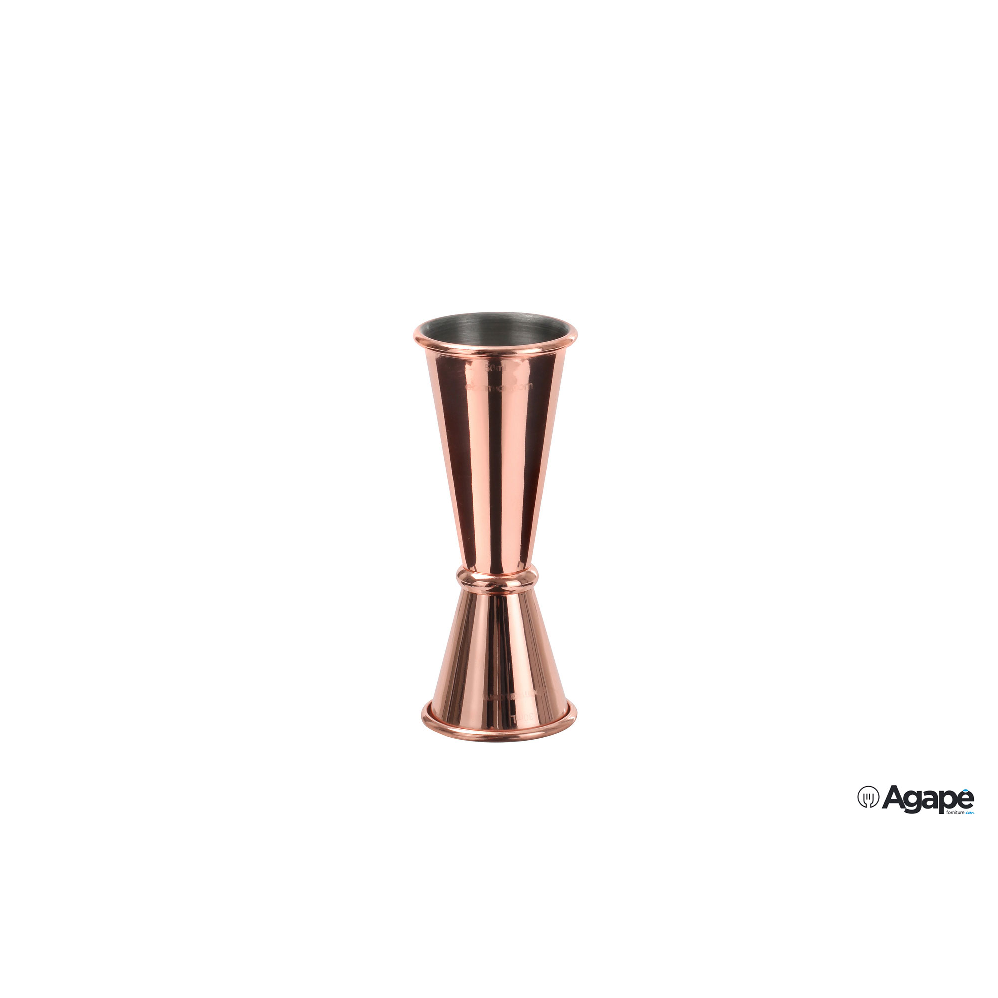 MIXING-MISURINO-JIGGER-JAP-RAME-ML.30-60-MIX51_11180_EPVG Mixing - Misurino Jigger Jap Rame Cono Piccolo Ml.30 Cono Grande Ml.60 Mix52 - immagine 1