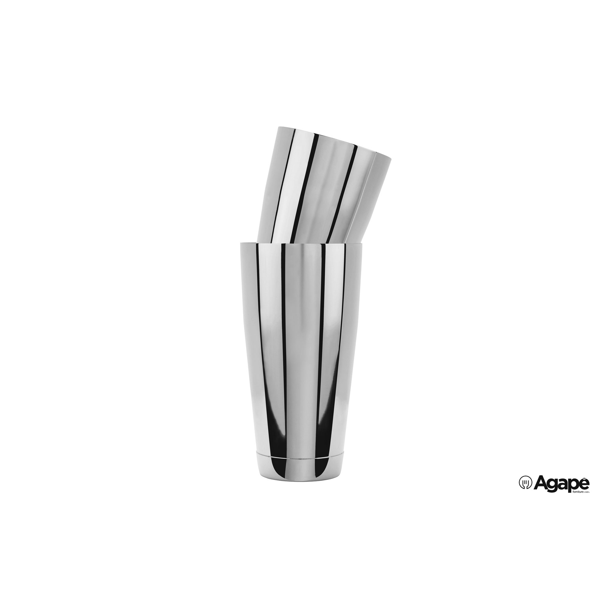 MIXING-SHAKER-SILVER-BOSTON-H.28-5-LT.0-9-C102_11145_EKYG Mixing - Shaker Silver Boston H.28,5X9 - Capacita' Lt.0,900 0,600 Peso Kg. 0,40 - C102-Mix14 - immagine 1