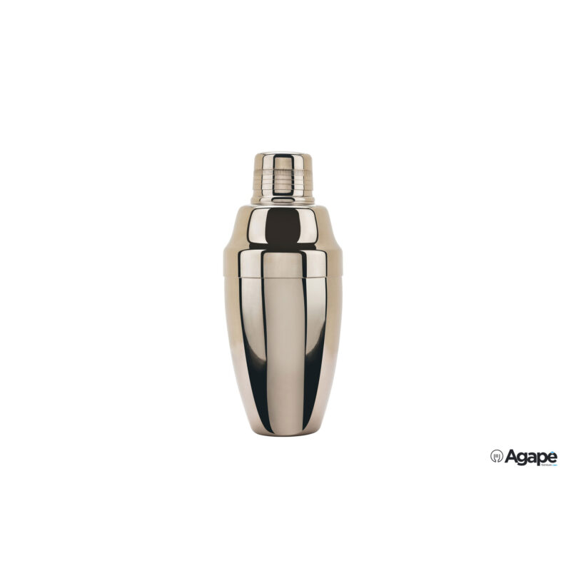 Mixing - Shaker Silver Cobbler H.20X8 - Capacita' Lt.0,500 Peso Kg. 0,33 - C1011-Mix10