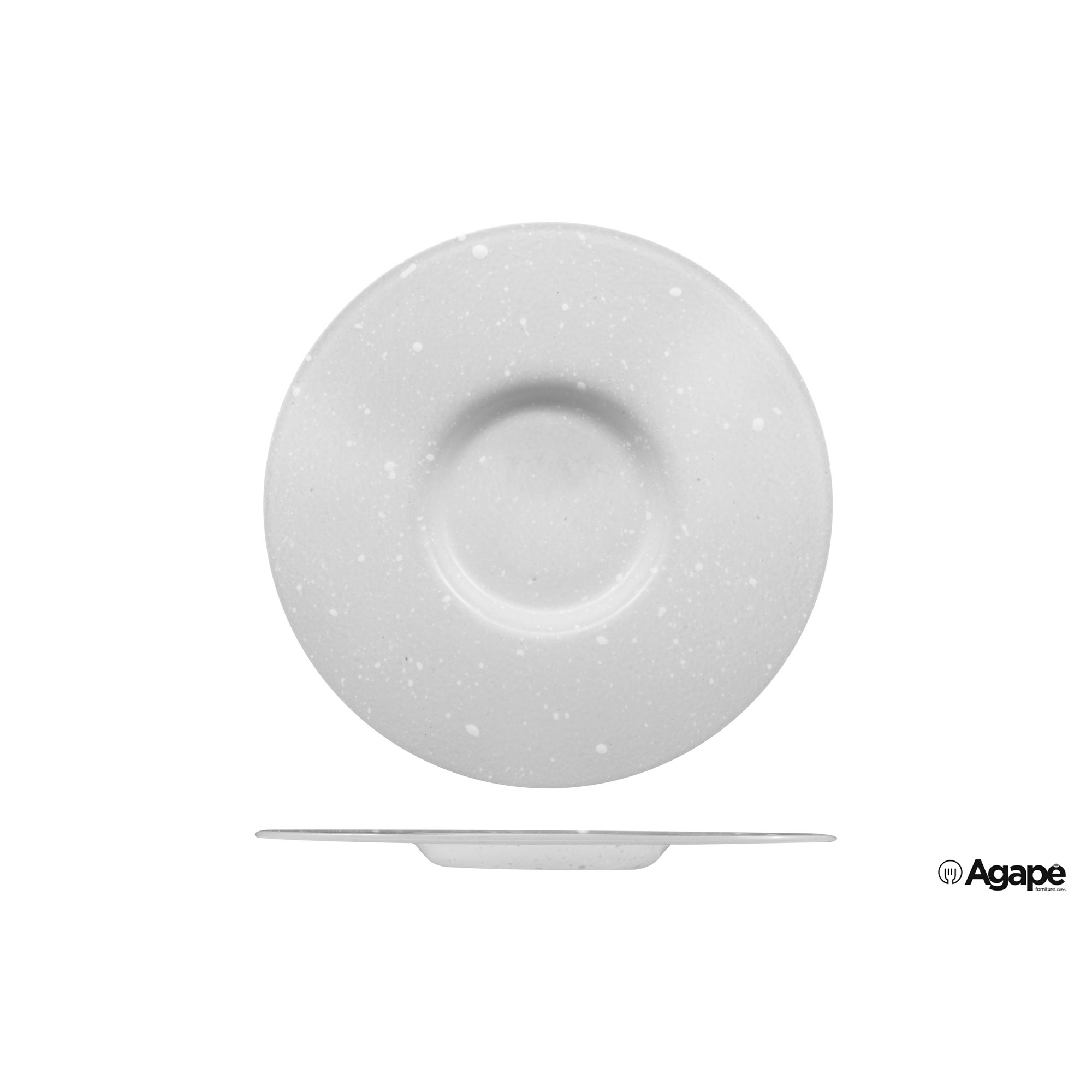 MOVING-PIATTO-CM-30-5-INT.13-5GOCCE-BIANCHE_22422_GXGG Moving- Piatto Cm 30,5 Int.13,5Gocce Bianche - immagine 1